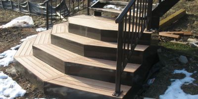2x4 Recycled Plastic Lumber for stairs and landing Kelowna BC